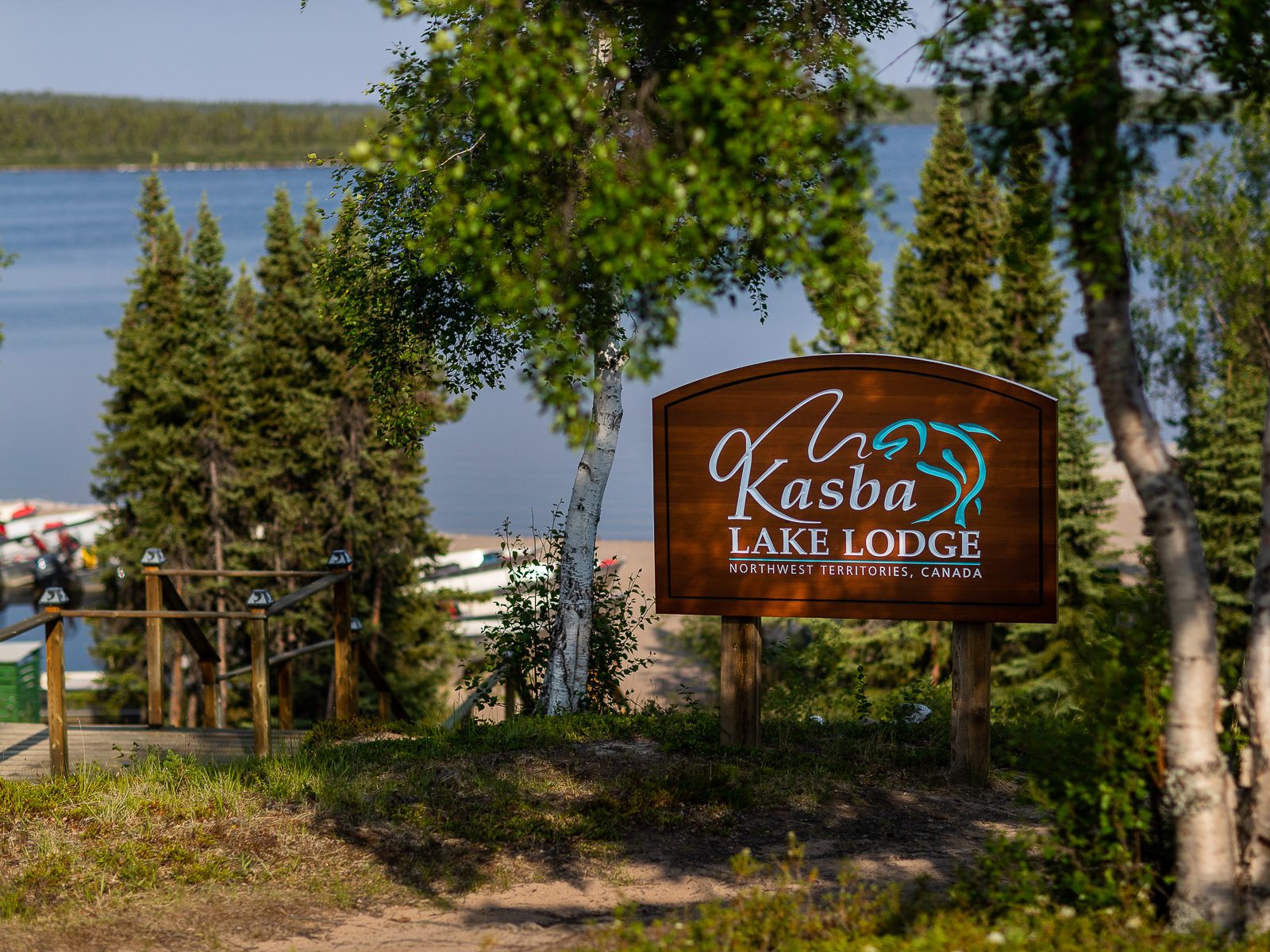 Location of Kasba Lake Lodge